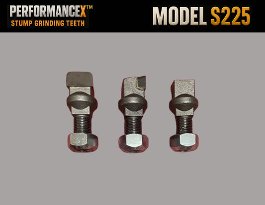 PerformanceX S225 Stump Grinding Tooth w/Lock Nut