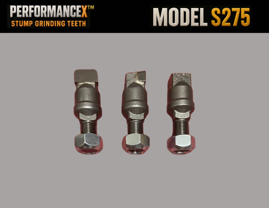 PerformanceX S275 Stump Grinding Tooth w/Lock Nut