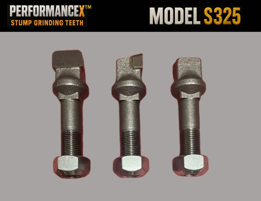PerformanceX S325 Stump Grinding Tooth w/Lock Nut