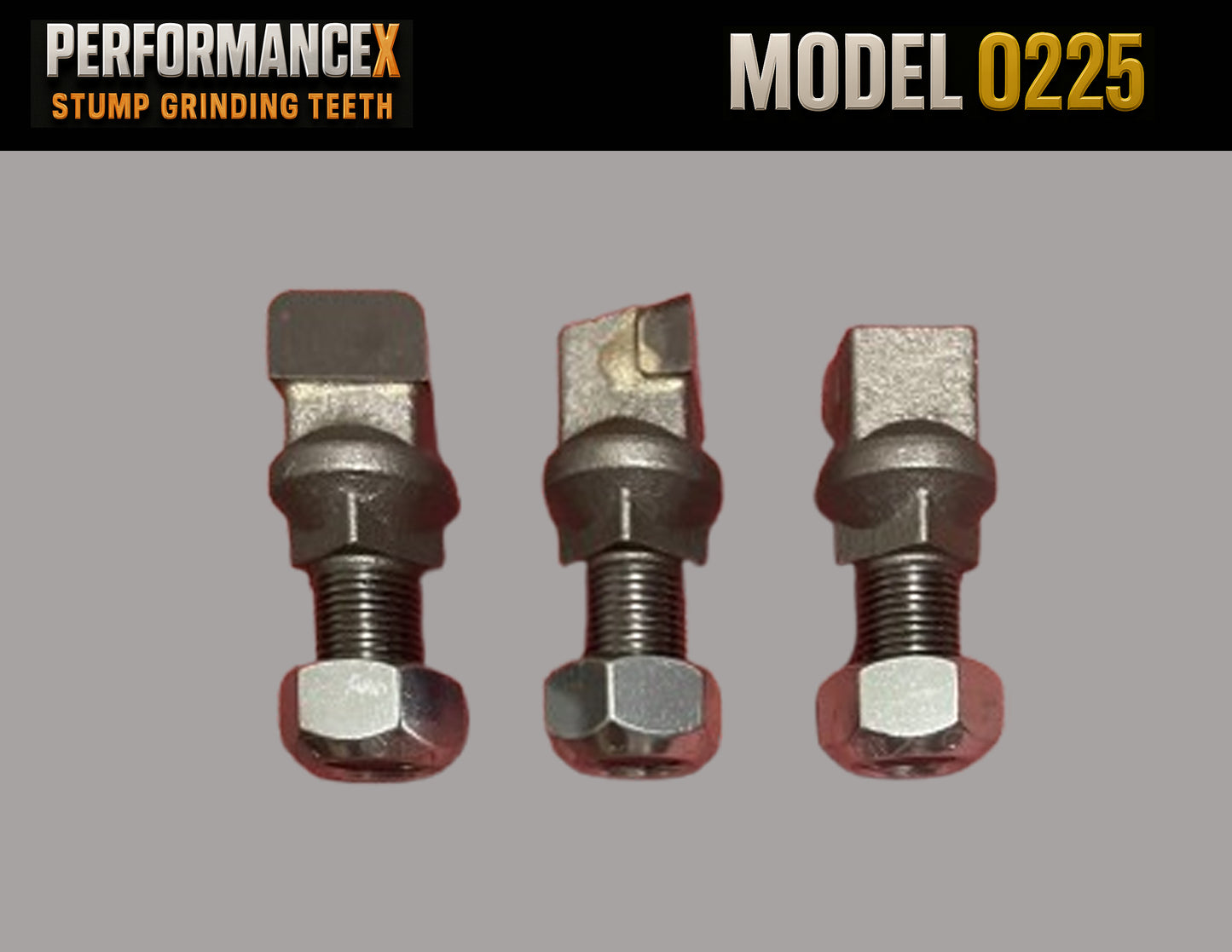 PerformanceX O225 Stump Grinding Tooth w/Lock Nut